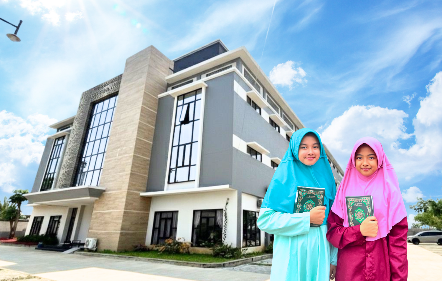 Gedung SMPQT Yanbu'ul Qur'an 1 Lil Banat